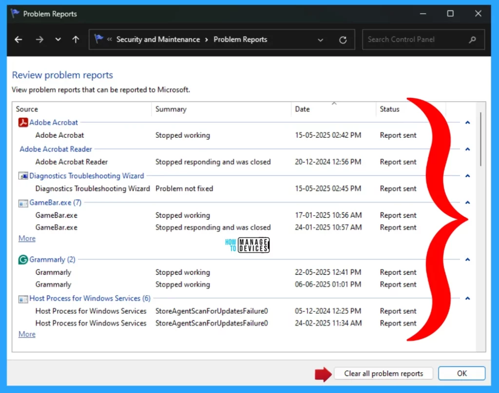 How to Check Reliability History in Windows 11 7 How to Check Reliability History in Windows 11 - Fig. 7