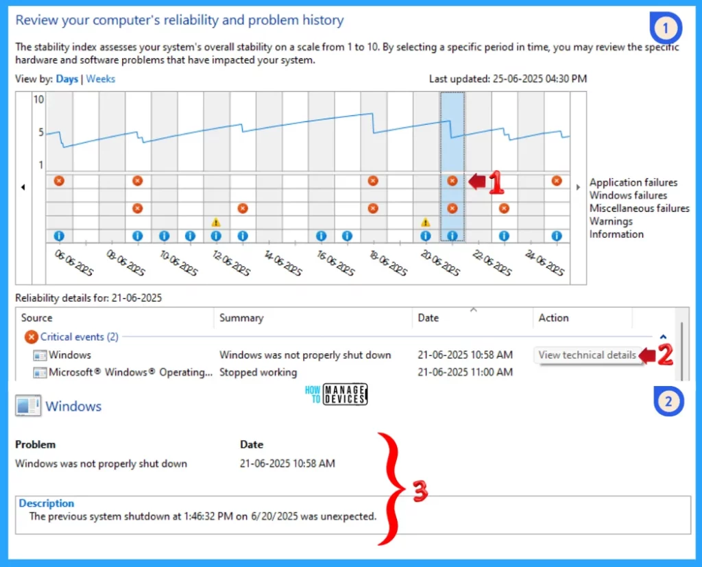 How to Check Reliability History in Windows 11 8 How to Check Reliability History in Windows 11 - Fig. 8