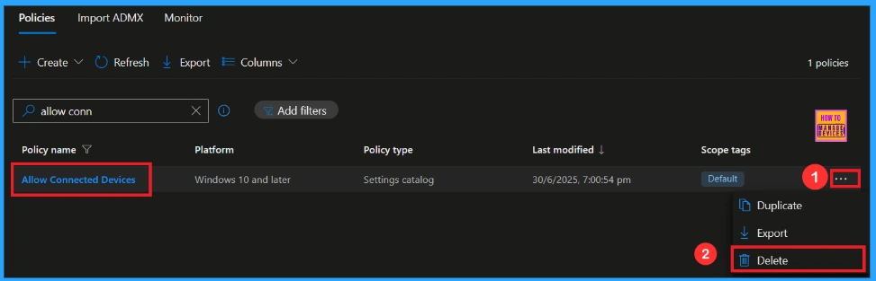How to Stop Bluetooth and Cloud Device Sync using CDP Policy in Intune 13 How to Stop Bluetooth and Cloud Device Sync using CDP Policy in Intune - Fig.12