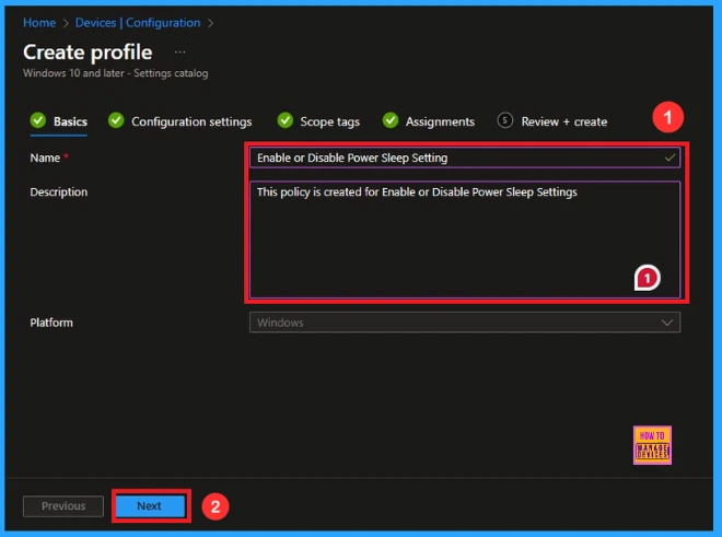 Enable or Disable Power Sleep Settings for Windows Devices using Intune Policy 5 Enable or Disable Power Sleep Settings for Windows Device using Intune Policy - Fig.4