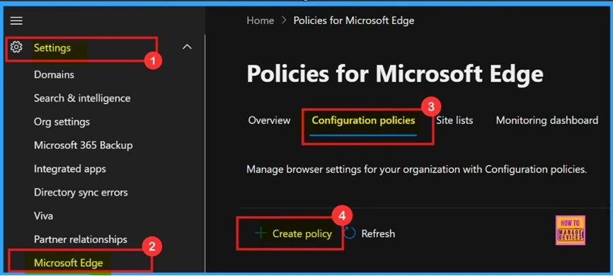 How to Show or Hide Company Logo on MS Edge Browser New Tab Page using M365 Admin Center 1 How to Show or Hide Company Logo on MS Edge Browser New Tab Page using M365 Admin Center- Fig.1