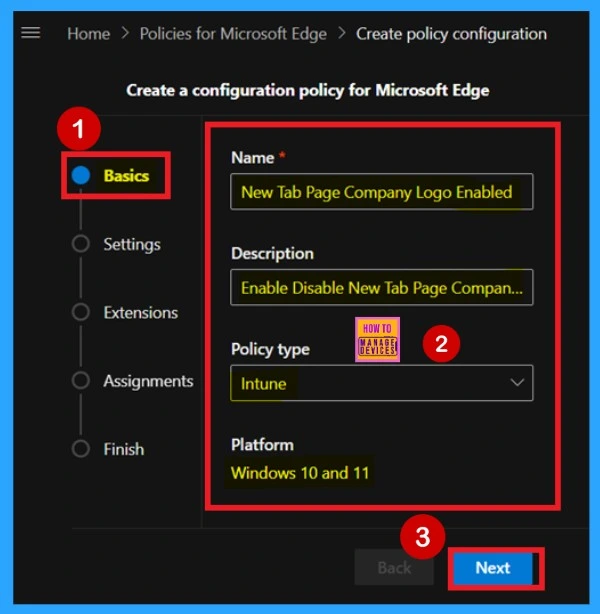How to Show or Hide Company Logo on MS Edge Browser New Tab Page using M365 Admin Center 2 How to Show or Hide Company Logo on MS Edge Browser New Tab Page using M365 Admin Center -Fig.2
