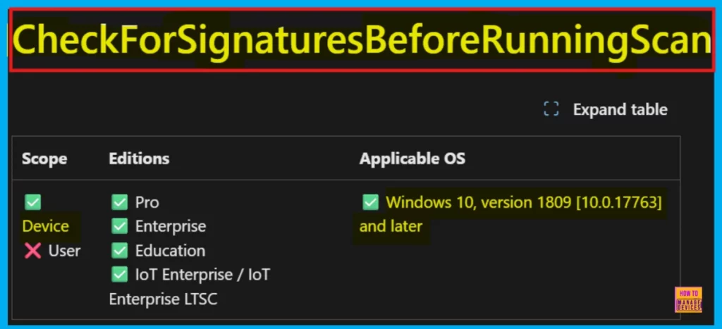 How to Configure Check for Signatures before Running Scan Policy using Intune 2 How to Configure Check for Signatures before Running Scan Policy using Intune - Fig.1