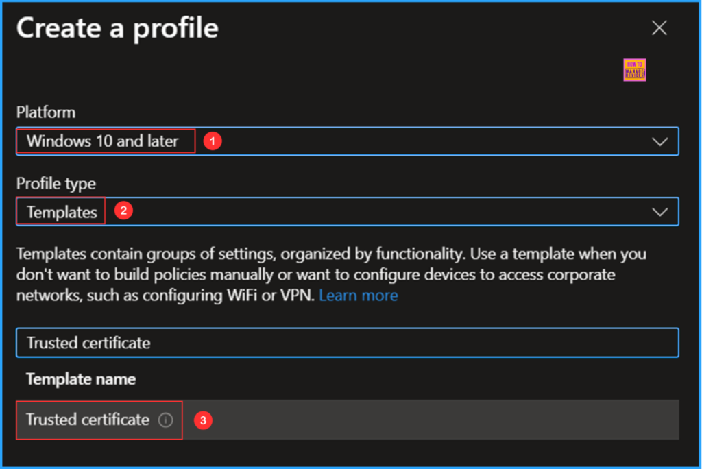 How to Deploy Trusted Root Certificate using Intune Configuration Policy 3 How to Deploy Trusted Root Certificate using Intune Configuration Policy. Fig. 3