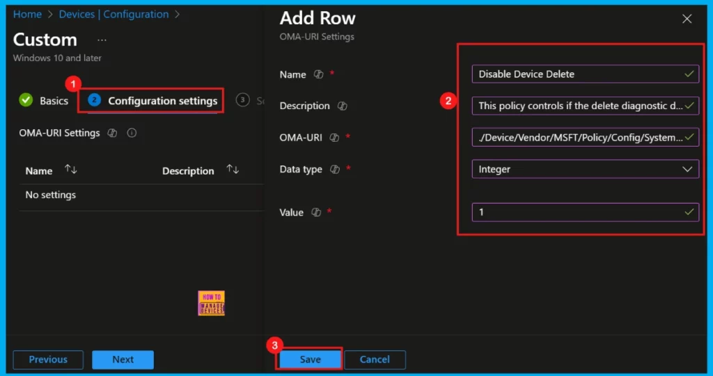How to Enable or Disable Device Delete Setting for Diagnostic Data in Windows using Intune Policy 3 How to Enable or Disable Device Delete Setting for Diagnostic Data in Windows using Intune Policy - Fig.2