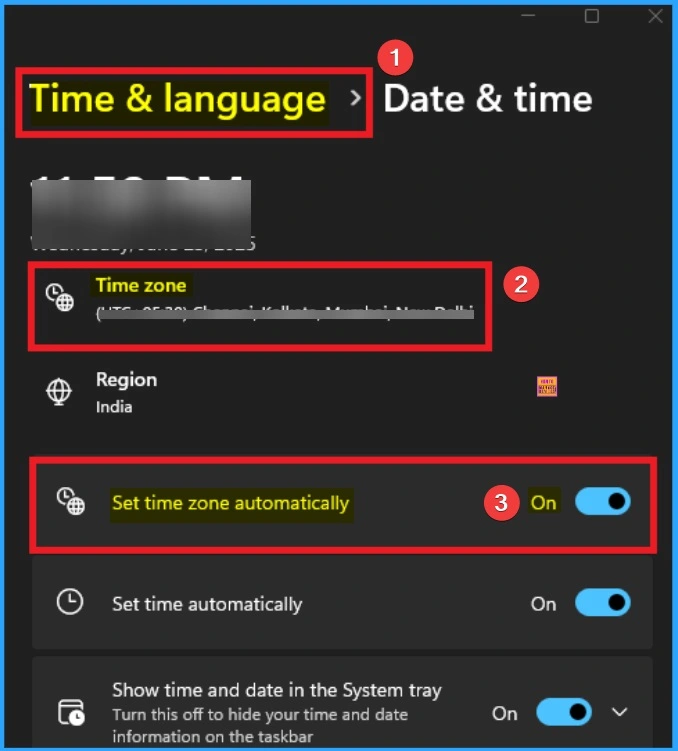 How to Fix Set Time Zone Automatically Greyed Out on Windows 11 11 How to Fix Set Time Zone Automatically Greyed Out on Windows 11 - Fig.11