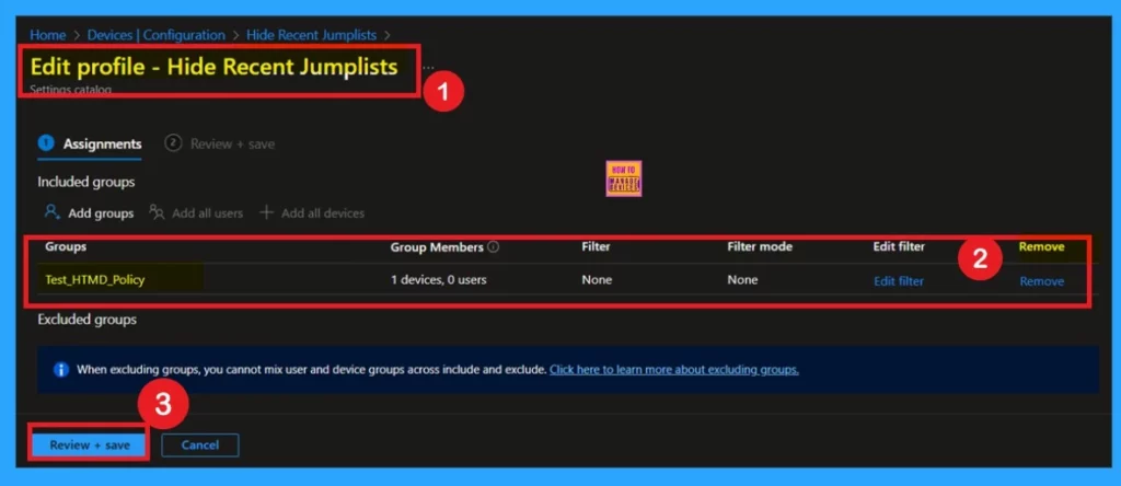 How to Show or Hide Recent Jumplists on Windows Start Menu and Taskbar using Intune Policy 14 How to Show or Hide Recent Jumplists on Windows Start Menu and Taskbar using Intune Policy -Fig.13