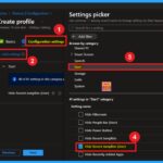 How to Show or Hide Recent Jumplists on Windows Start Menu and Taskbar using Intune Policy 1 How to Show or Hide Recent Jumplists on Windows Start Menu and Taskbar using Intune Policy 1