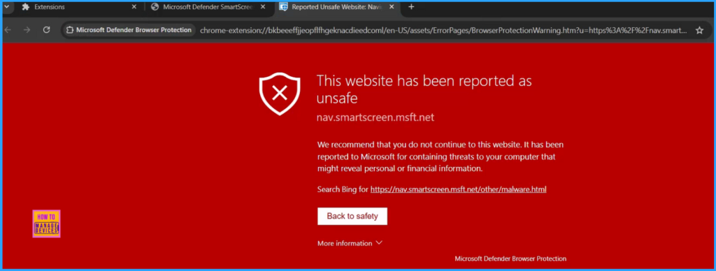 How to Install Microsoft Defender Browser Protection Extension using Intune PowerShell Script 10 How to Install Microsoft Defender Browser Protection Extension using Intune PowerShell Script. Fig. 10