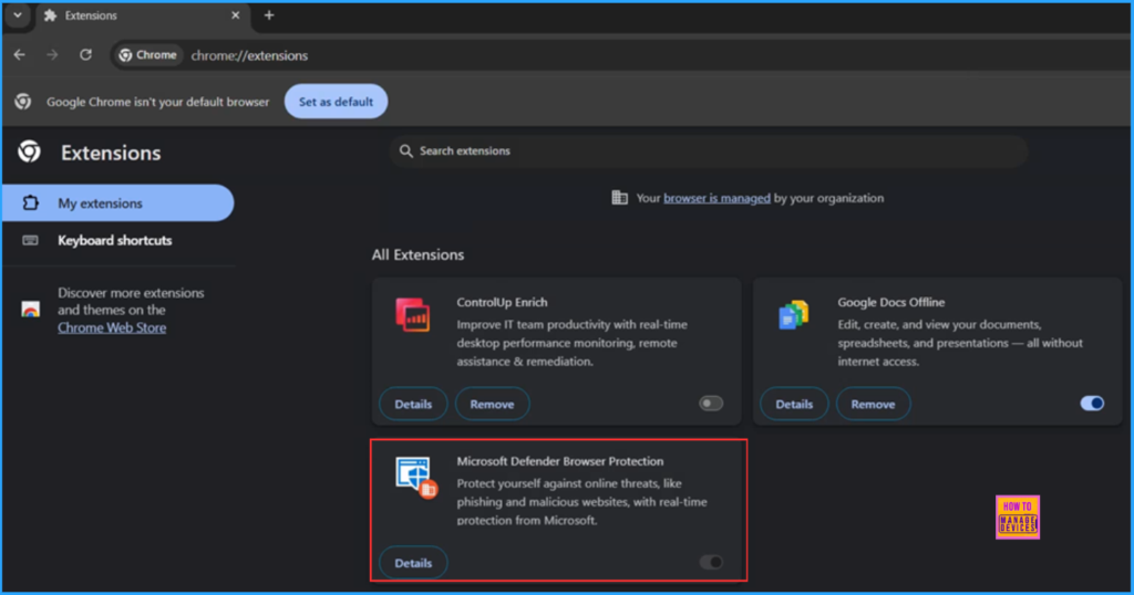 How to Install Microsoft Defender Browser Protection Extension using Intune PowerShell Script 9 How to Install Microsoft Defender Browser Protection Extension using Intune PowerShell Script. Fig. 9