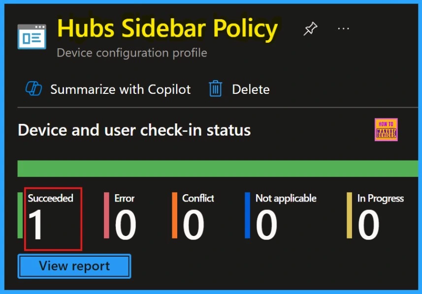 How to Show or Hide Hubs Sidebar Policy in MS Edge Browser using M365 Admin Center - Fig.12