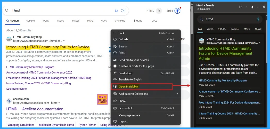 How to Show or Hide Hubs Sidebar Policy in MS Edge Browser using M365 Admin Center - Fig.14