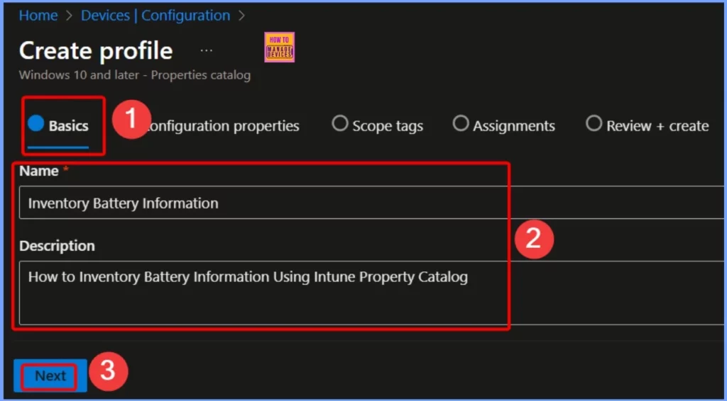 How to Track Device Battery Information using Intune Property Catalog 3 How to Track Device Battery Information using Intune Property Catalog - Fig.3