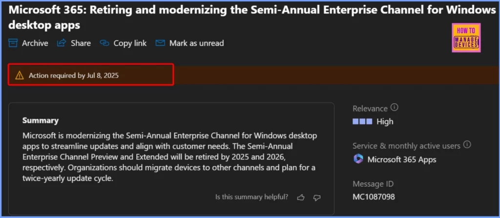 Microsoft Retires Semi-Annual Enterprise Channel for Word Excel PowerPoint Outlook and More 2 Microsoft Retires Semi-Annual Enterprise Channel for Word Excel PowerPoint Outlook and More - Fig.2