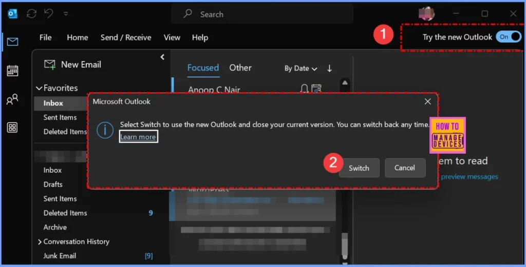 How to Fix Classic Outlook Crashing When Opening Emails from Viva Engage Insights Yammer or Power Automate 3 How to Fix Classic Outlook Crashing When Opening Emails from Viva Engage Insights Yammer or Power Automate - Fig.3
