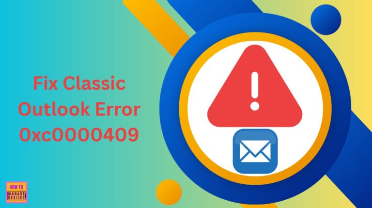 Outlook Error