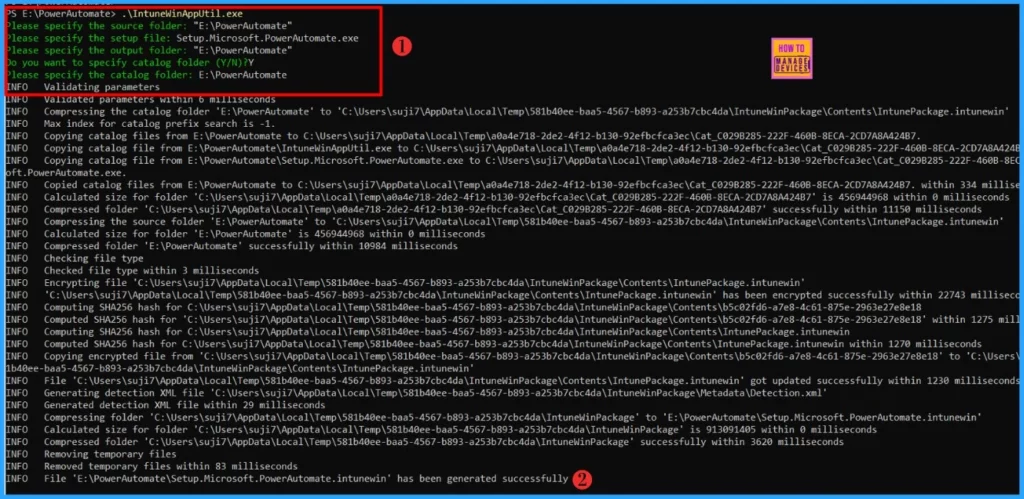 How to Deploy Power Automate Package as Win32 App with Microsoft Intune 3 How to Deploy Power Automate Package as Win32 App with Microsoft Intune. Fig-03