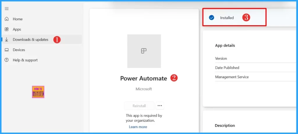 How to Deploy Power Automate Package as Win32 App with Microsoft Intune 13 How to Deploy Power Automate Package as Win32 App with Microsoft Intune. Fig-13