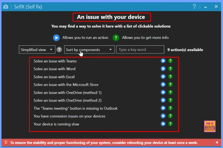 Free Community Tool to Self Fix Intune Problems Issues 4 Free Community Tool to Self Fix Intune Problems Issues - Fig.2- Creds to Damien Van Robaeys