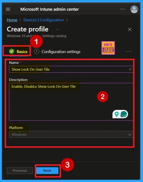 How to Show or Hide Lock Option in User Tile Menu on Windows using Intune Policy - Fig.4