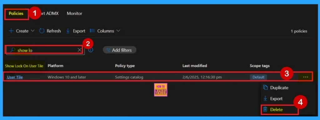 How to Configure Show Lock on User Tile using Intune Policy - Fig.13