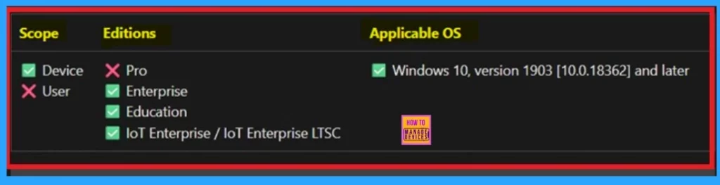 How to Show or Hide Lock Option in User Tile Menu on Windows using Intune Policy - Fig.1 Creds to MS