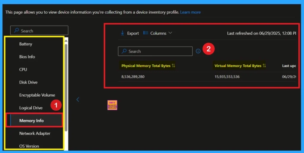 Key Difference between Resource Explorer and Hardware Tab in Microsoft Intune 3 Key Difference between Resource Explorer and Hardware Tab in Microsoft Intune -Fig.3