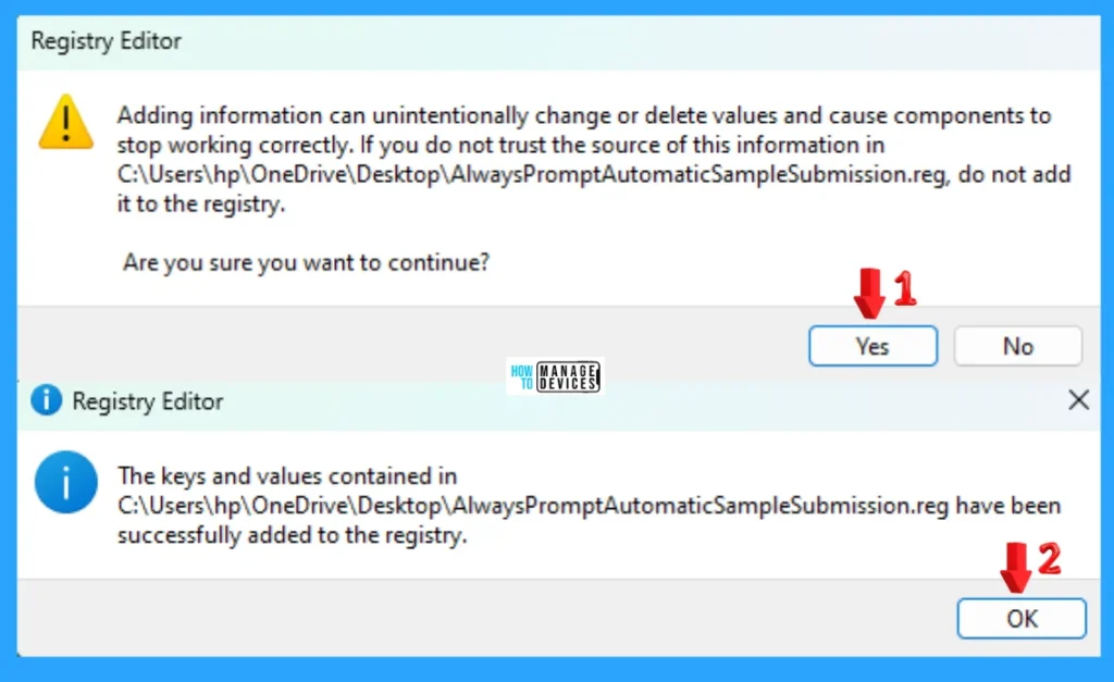 5 Methods to Enable or Disable Automatic Sample Submission for Microsoft Defender Antivirus in Windows Devices 11 5 Methods to Enable or Disable Automatic Sample Submission for Microsoft Defender Antivirus in Windows Devices - Fig. 11