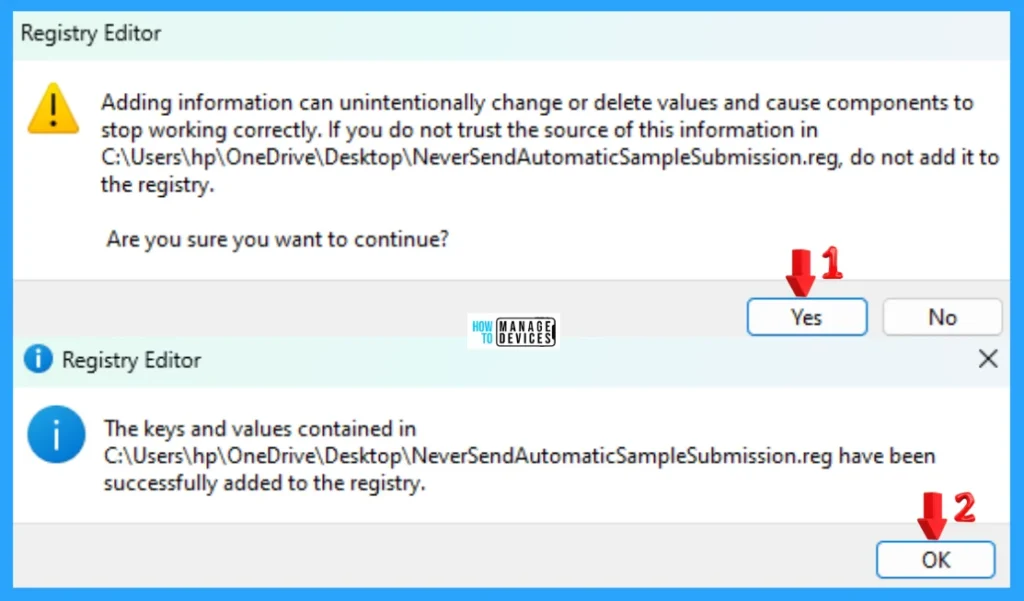 5 Methods to Enable or Disable Automatic Sample Submission for Microsoft Defender Antivirus in Windows Devices 17 5 Methods to Enable or Disable Automatic Sample Submission for Microsoft Defender Antivirus in Windows Devices - Fig. 17