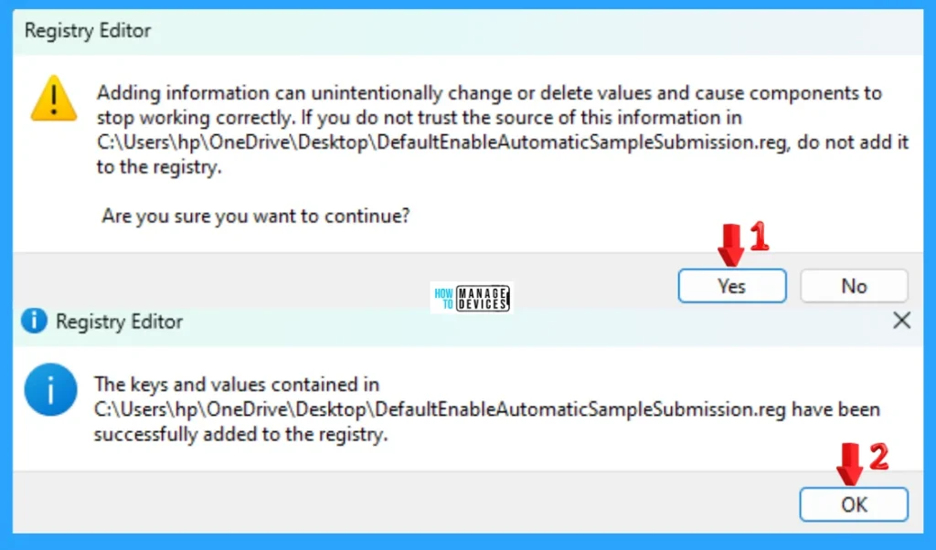 5 Methods to Enable or Disable Automatic Sample Submission for Microsoft Defender Antivirus in Windows Devices 19 5 Methods to Enable or Disable Automatic Sample Submission for Microsoft Defender Antivirus in Windows Devices - Fig. 19
