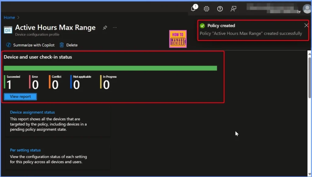 How to Configure Active Hours Max Range Policy using Intune 11 How to Configure Active Hours Max Range Policy using Intune - Fig.11
