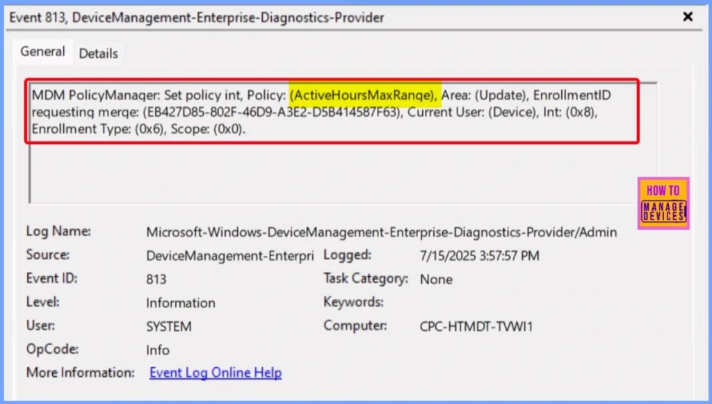 How to Configure Active Hours Max Range Policy using Intune 13 How to Configure Active Hours Max Range Policy using Intune - Fig.13