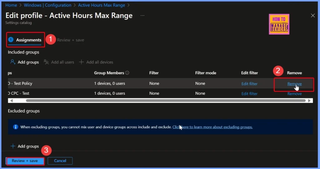 How to Configure Active Hours Max Range Policy using Intune 15 How to Configure Active Hours Max Range Policy using Intune - Fig.15
