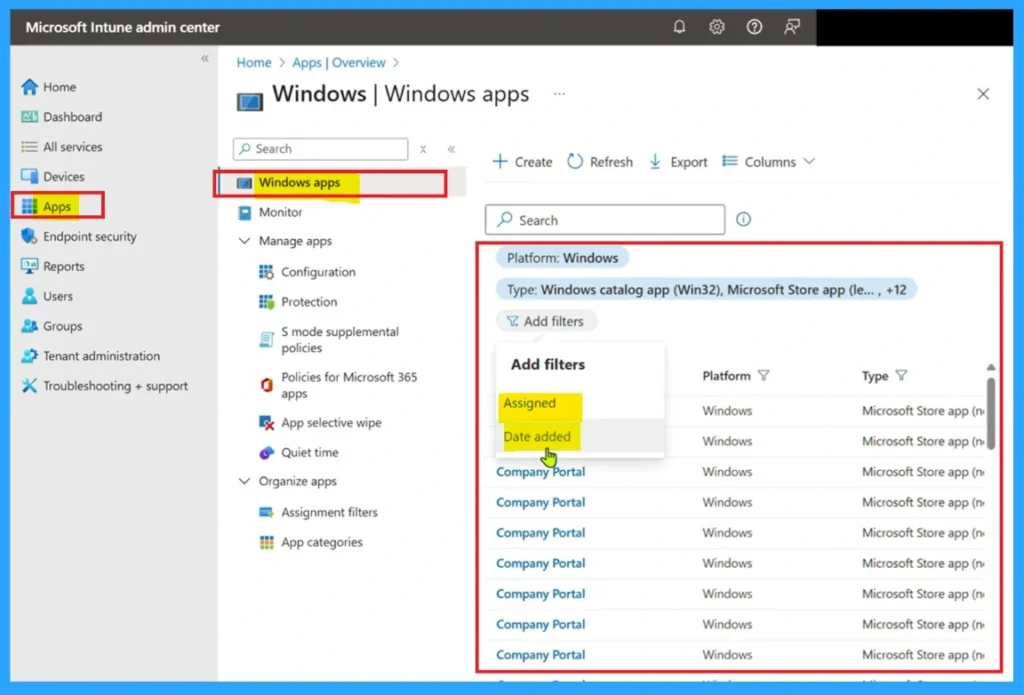 Why Microsoft Intune Lists Stop Loading After 300 Items | Issue | Fix 2 Why Microsoft Intune Lists Stop Loading After 300 Items | Issue | Fix-Fig.2 Creds to boosted Bobby Tables