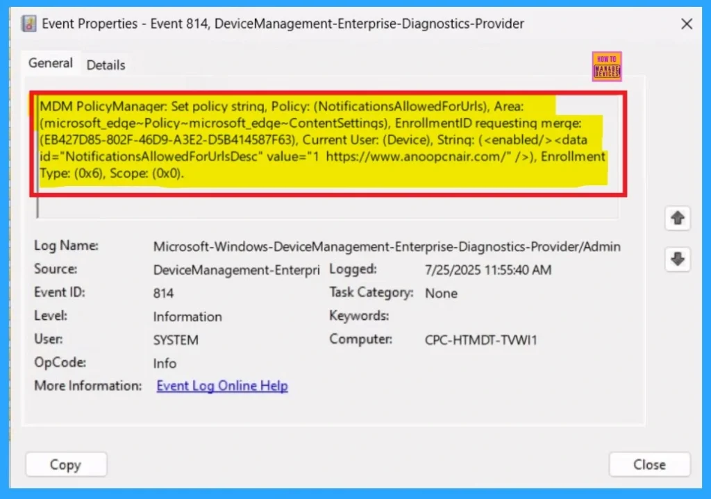 Allow Notifications on Specific Sites in Microsoft Edge Browser using Intune Policy 11 Allow Notifications on Specific Sites in Microsoft Edge Browser using Intune Policy - Fig.10