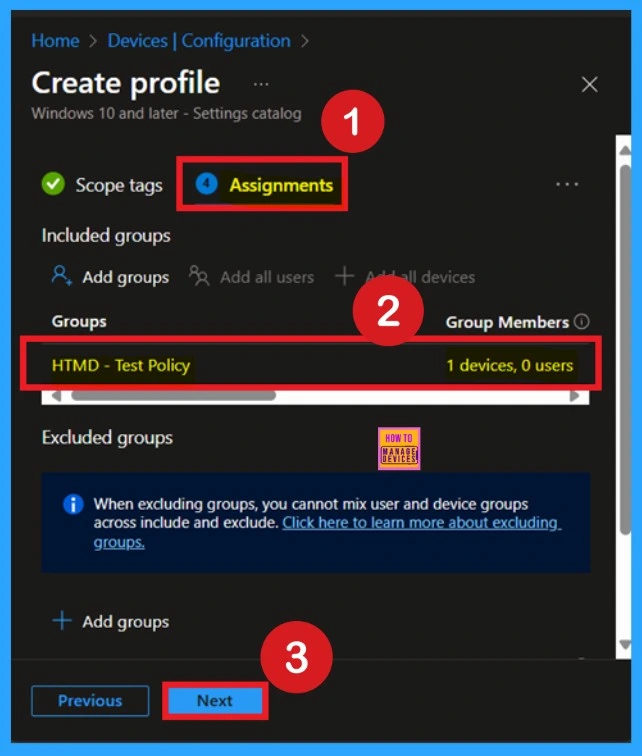 Block Network Printing Restrictions using Intune Settings Device Control Printing Restrictions 9 Block Network Printing Restrictions using Intune Settings Device Control Printing Restrictions -Fig.8
