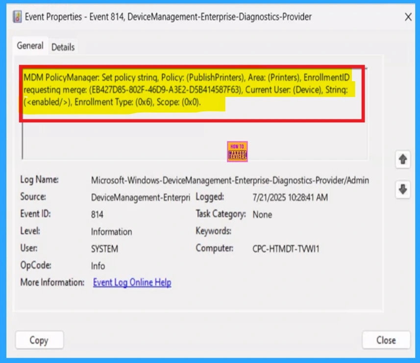Block Network Printing Restrictions using Intune Settings Device Control Printing Restrictions 12 Block Network Printing Restrictions using Intune Settings Device Control Printing Restrictions -Fig.11