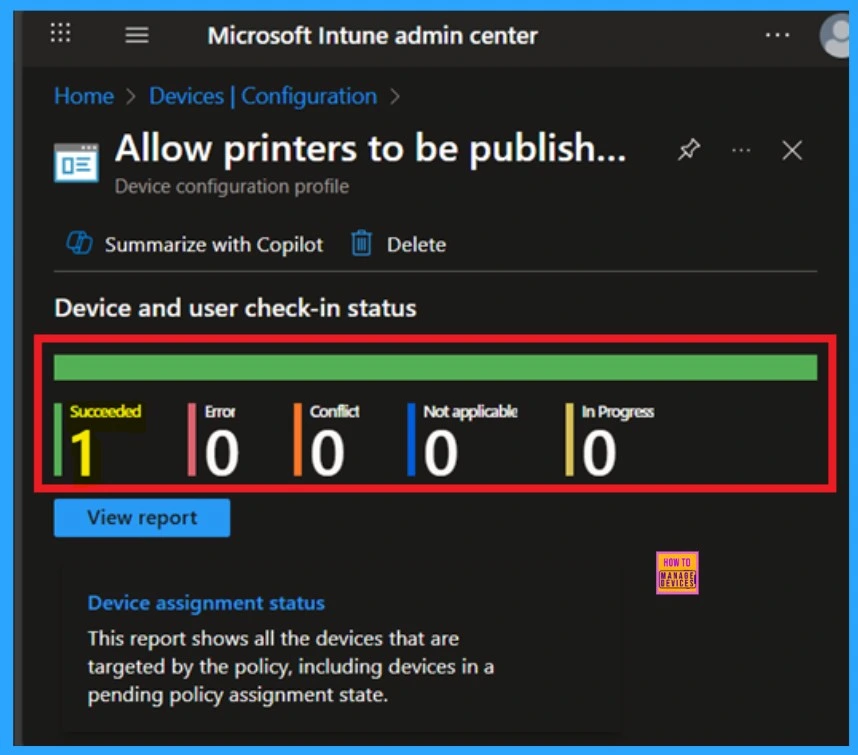 Block Network Printing Restrictions using Intune Settings Device Control Printing Restrictions 11 Block Network Printing Restrictions using Intune Settings Device Control Printing Restrictions -Fig.10