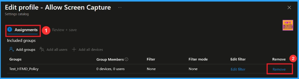 Disable Windows Snipping Tool Capture and Recording Policy using MS Intune 13 Disable Windows Snipping Tool Capture and Recording Policy using MS Intune - Fig.12