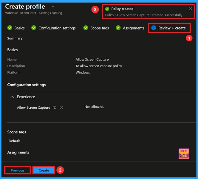 Disable Windows Snipping Tool Capture and Recording Policy using MS Intune 10 Disable Windows Snipping Tool Capture and Recording Policy using MS Intune - Fig.9