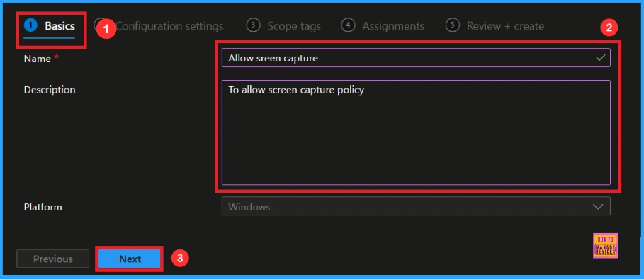 Disable Windows Snipping Tool Capture and Recording Policy using MS Intune 4 Disable Windows Snipping Tool Capture and Recording Policy using MS Intune - Fig.3