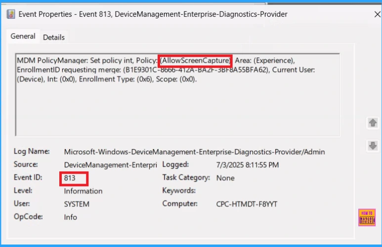 Disable Windows Snipping Tool Capture and Recording Policy using MS Intune 12 Disable Windows Snipping Tool Capture and Recording Policy using MS Intune- Fig.11