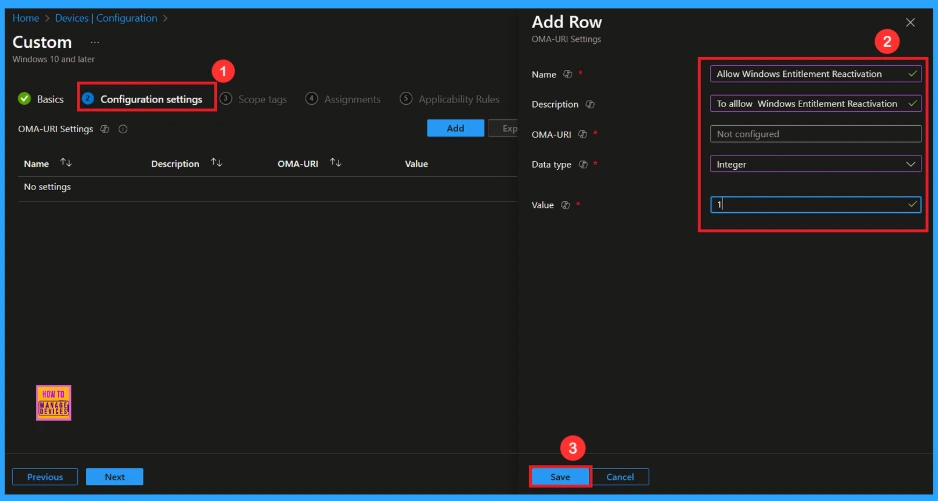 Allow or Block Windows Entitlement Reactivation using Intune Policy 15 Allow or Block Windows Entitlement Reactivation using Intune Policy - Fig.14