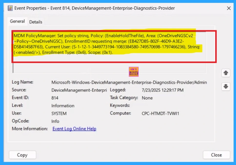 Allow Users to Choose Merging or Keeping Both Copies during Office File Sync Conflicts using Intune 11 Allow Users to Choose Merging or Keeping Both Copies during Office File Sync Conflicts using Intune -Fig.11