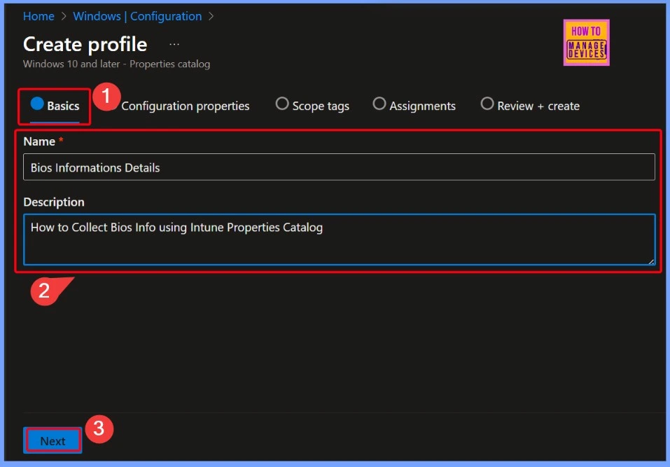 How to use Intune to Collect BIOS Information from Windows Devices 2 How to use Intune to Collect BIOS Informations from Windows Devices - Fig.2