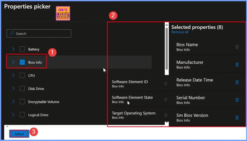 How to use Intune to Collect BIOS Information from Windows Devices 4 How to use Intune to Collect BIOS Information from Windows Devices 1