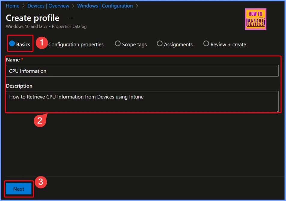 How to Retrieve CPU Information from Windows Devices using Intune 2 How to Retrieve CPU Information from Windows Devices using Intune - Fig.2