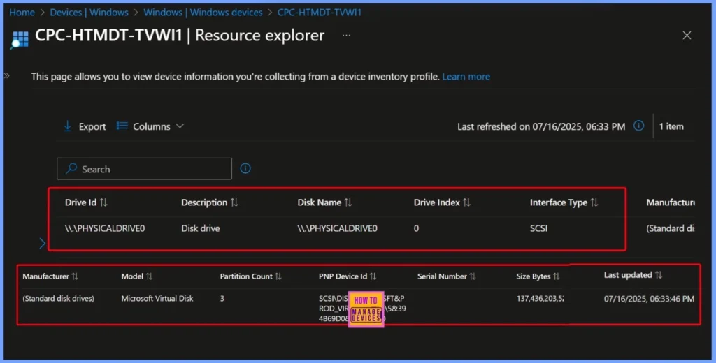 How to Collect Disk Drive ID Details using Intune Property Catalog 11 How to Collect Disk Drive ID Details using Intune Property Catalog - Fig.11