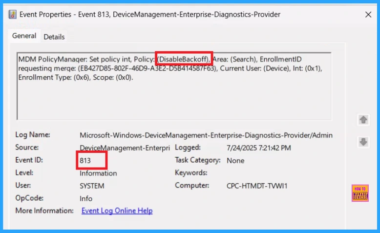 Customize Windows Search Indexing Behavior using Intune's Backoff Policy 12 Customize Windows Search Indexing Behavior using Intune's Backoff Policy- Fig.11