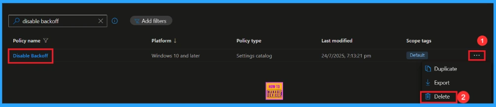 Customize Windows Search Indexing Behavior using Intune's Backoff Policy 14 Customize Windows Search Indexing Behavior using Intune's Backoff Policy - Fig.13